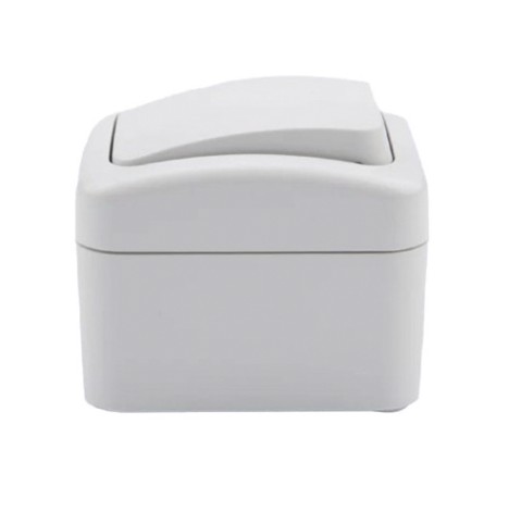 Выключатель Kranz KR-78-0603 проходной Mini OG IP54, о/у, белый