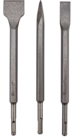 Зубило SDS-plus Kranz KR-91-0430 набор для перфоратора, 3 пр.